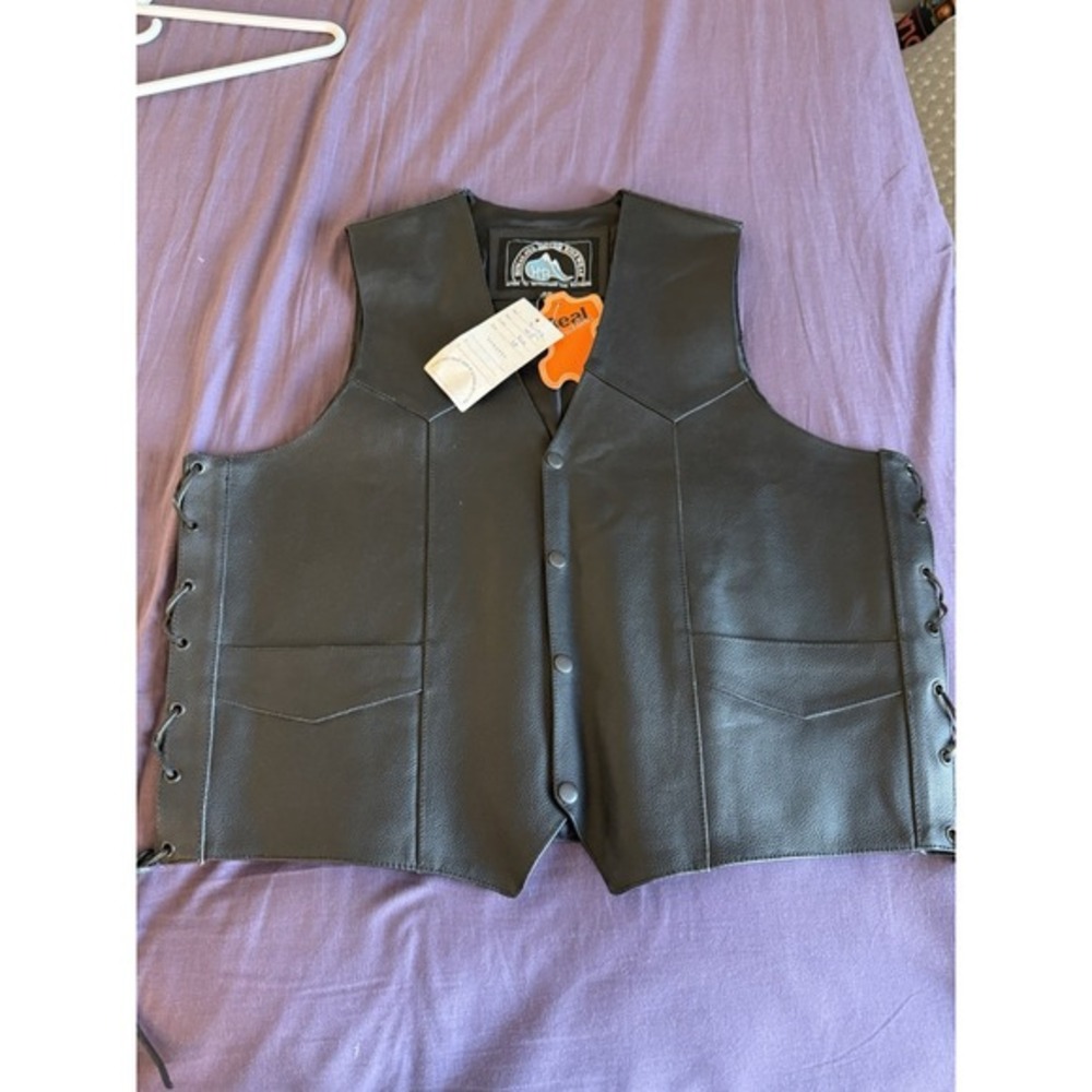 Men's Leather‎ Vest 48 Himalayan Bike Wear